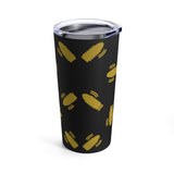 "Vibration" on Black Tumbler 20oz