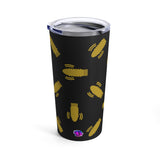 "Vibration" on Black Tumbler 20oz