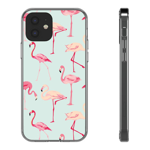 "Flamingo" Clear Case
