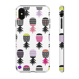 "Upside Down" Pineapples Tough Case