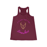 "It's Hot Tub Time Somewhere" Flowy Racerback Tank