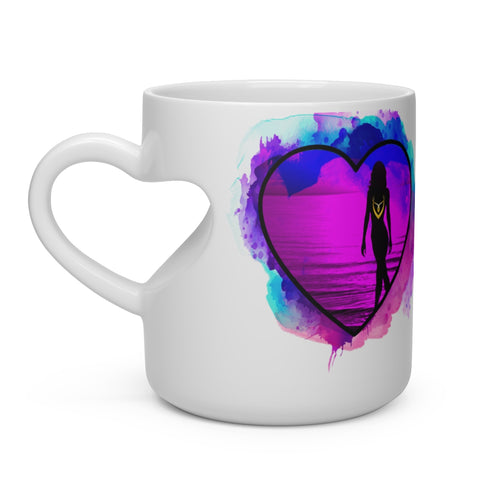 "LLD" Heart Shape Mug