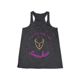 "It's Hot Tub Time Somewhere" Flowy Racerback Tank