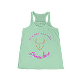 "It's Hot Tub Time Somewhere" Flowy Racerback Tank